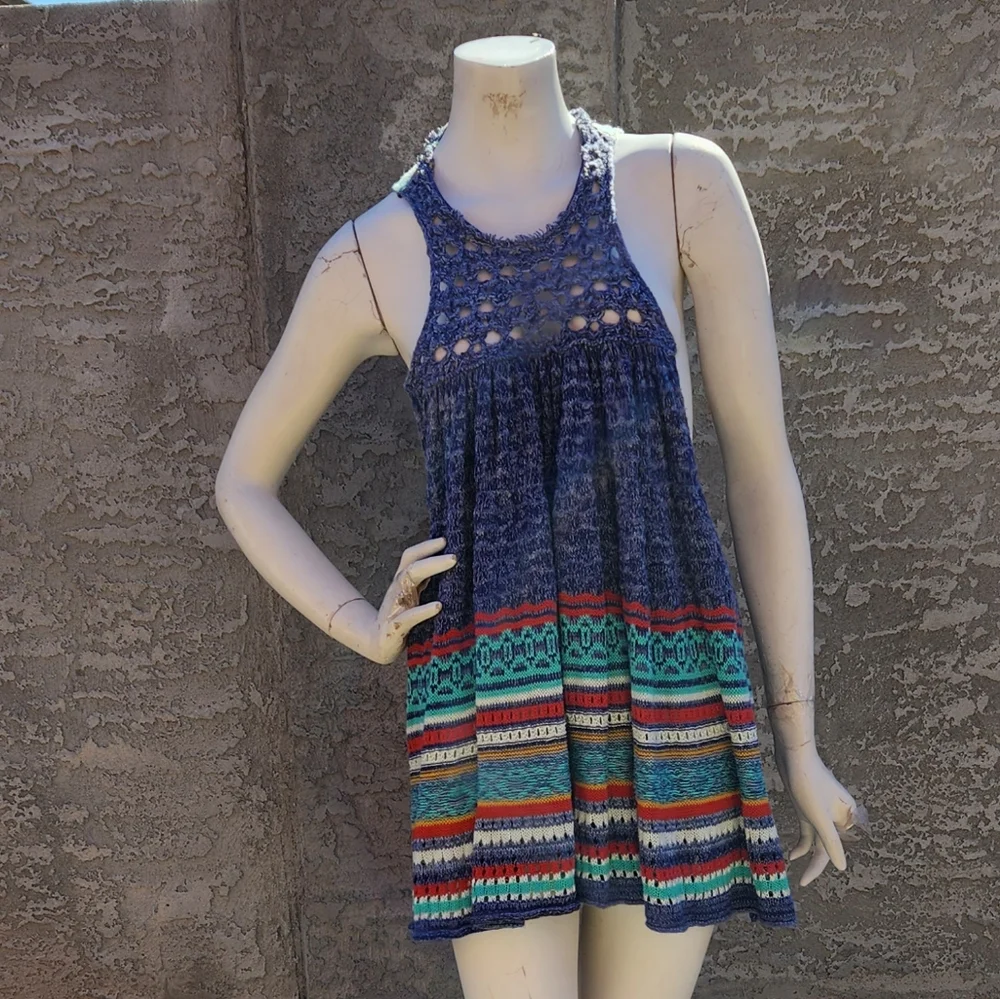 Free People Rare Hearts KnittedTunic Tank Dress - Picture 8 of 10